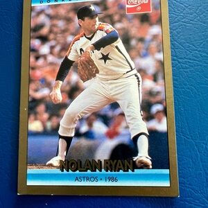 Nolan Ryan Astros 1986 Baseball Card